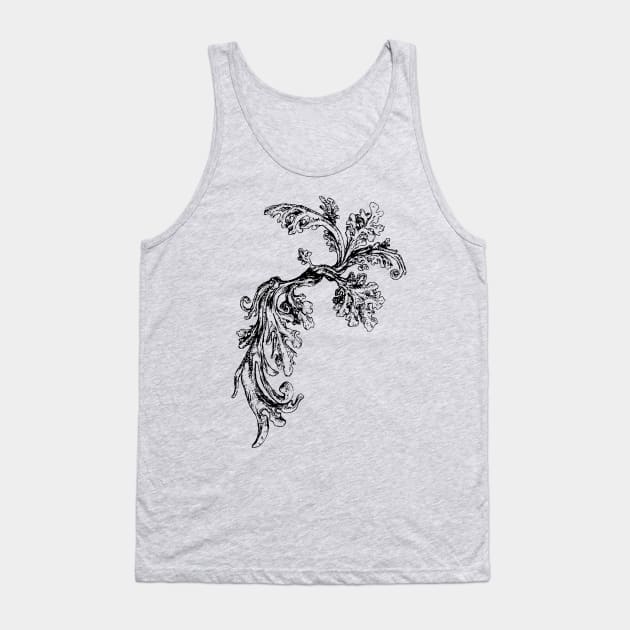 Floral 2 Tank Top by justas_vebra